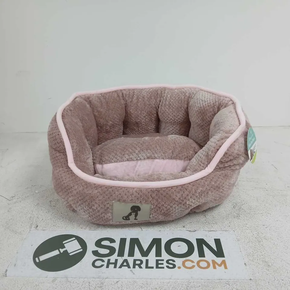 ALLPETSOLUTIONS ALFIE BED RANGE PINK DOG BED TAGGED