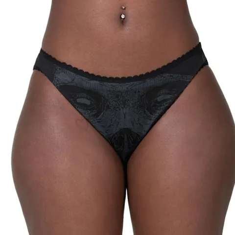 BRAND NEW KILLSTAR - HEXES ON EXES - BLACK WOMEN'S PANTIES SIZE M