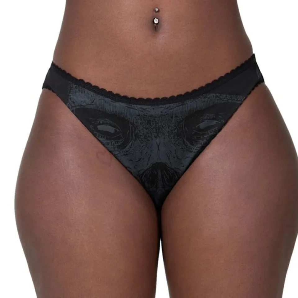 BRAND NEW KILLSTAR - HEXES ON EXES - BLACK WOMEN'S PANTIES SIZE M