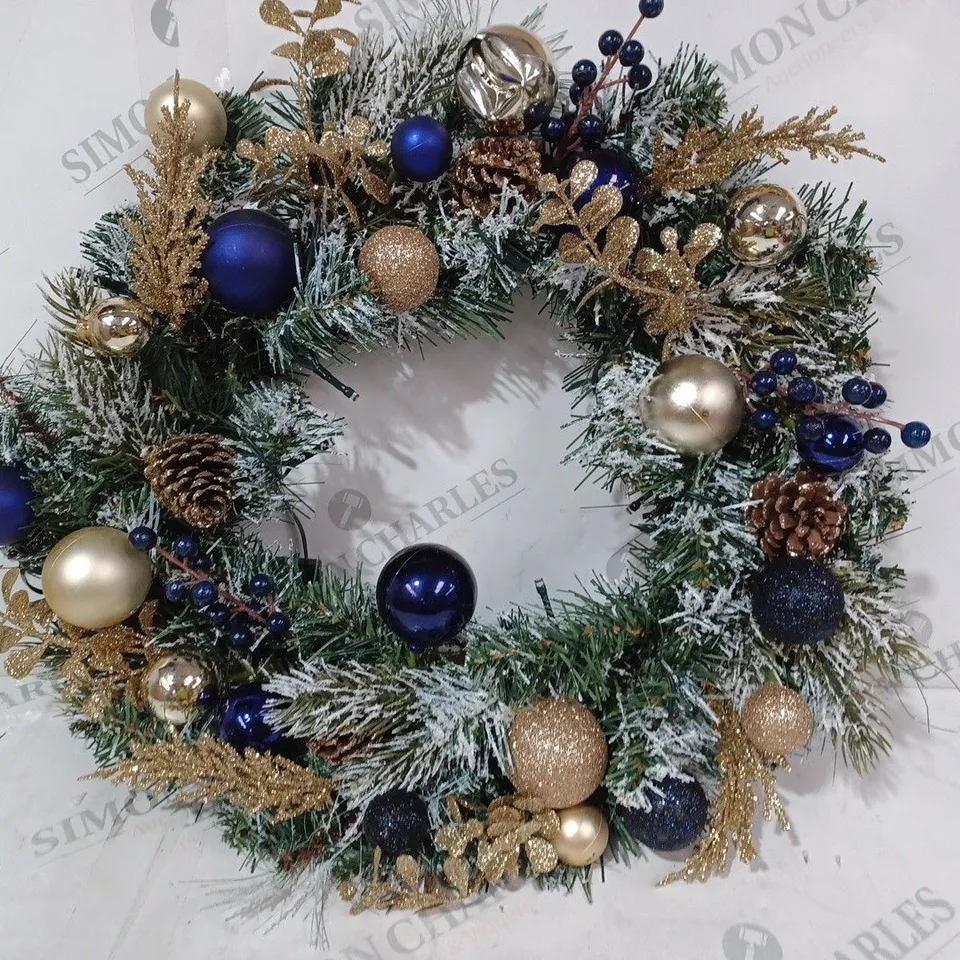 HOME REFLECTIONS PRE LIT DECORATIVE WREATH