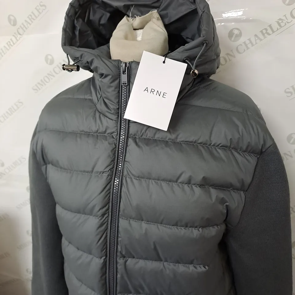 ARNE HYBRID KNITTED DOWN JACKET SIZE M