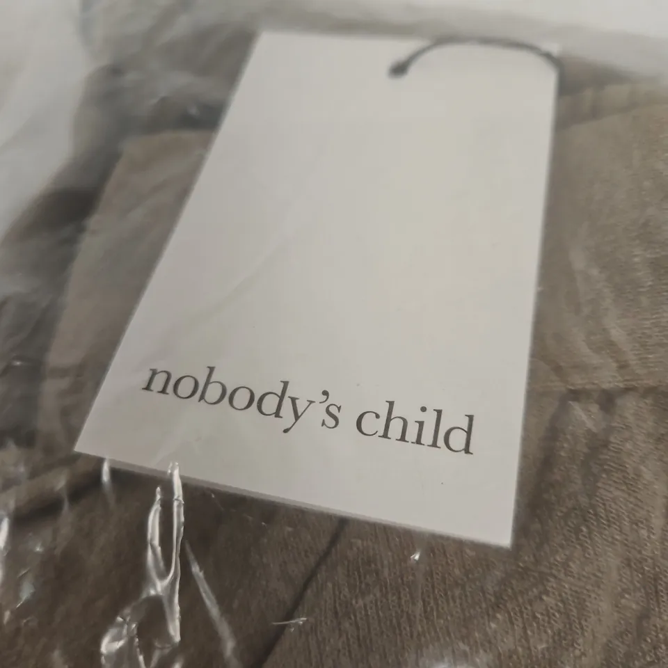 NOBODY'S CHILD KHAKI JARROW TROUSER UK12