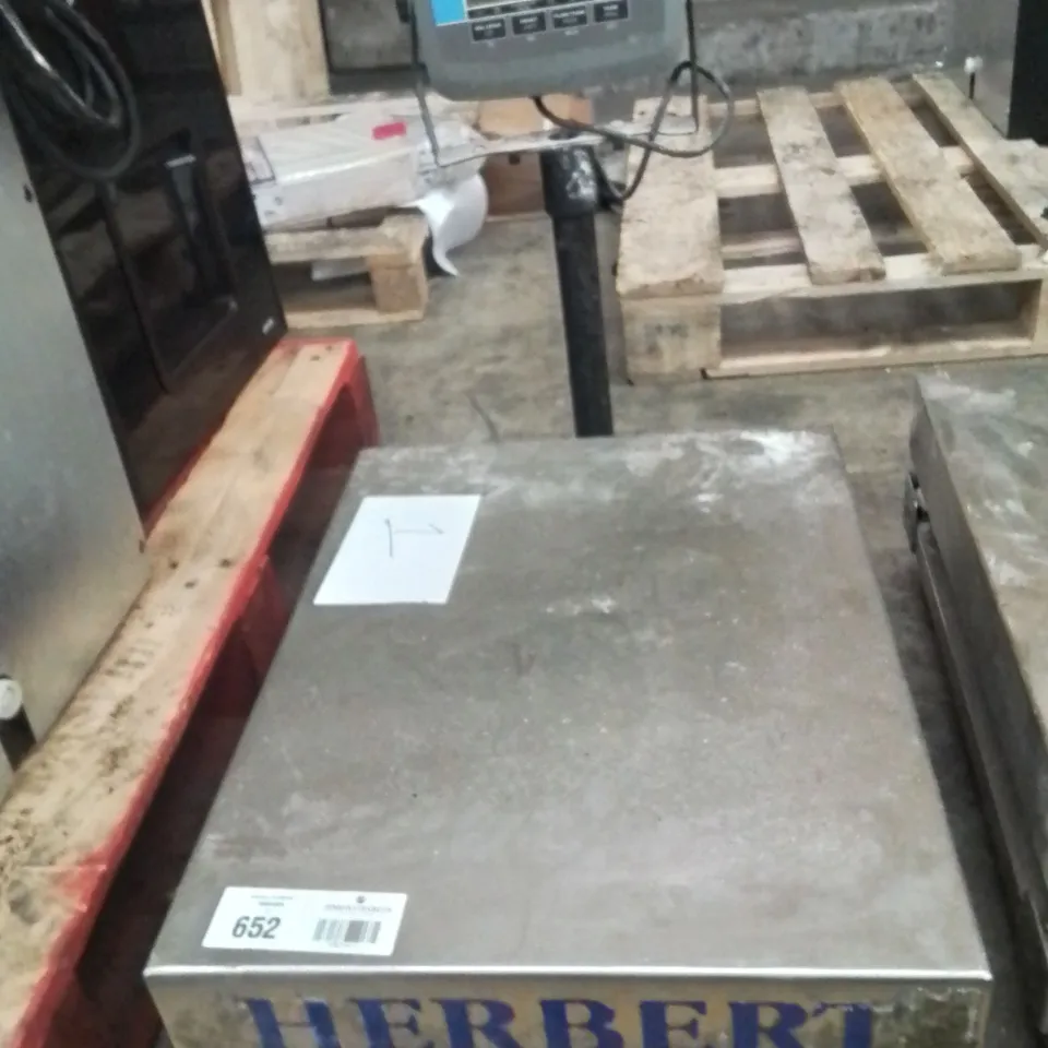 HERBERT COMMERCIAL POSTAL SCALES, PLATFORM SCALE HEAVY DUTY DIGITAL ELECTRONIC COMPUTING INDUSTRIAL WEIGHING