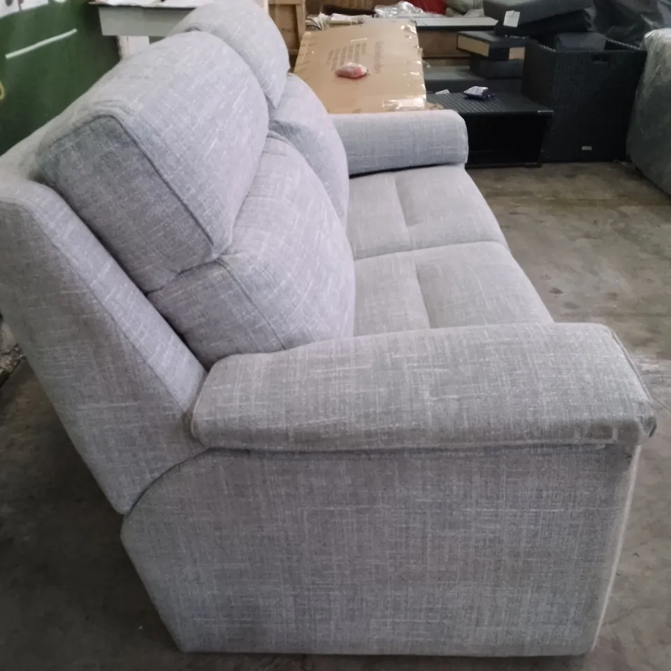 QUALITY DESIGNER G-PLAN ELLIS LARGE (2 CUSH) SOFA - BEACH DUCK EGG FABRIC