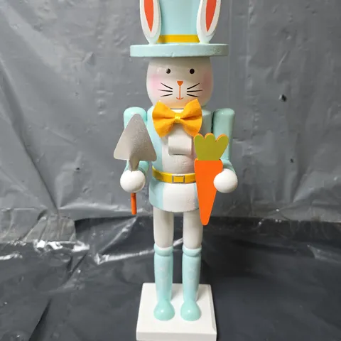 12-INCH EASTER BUNNY NUTCRACKER