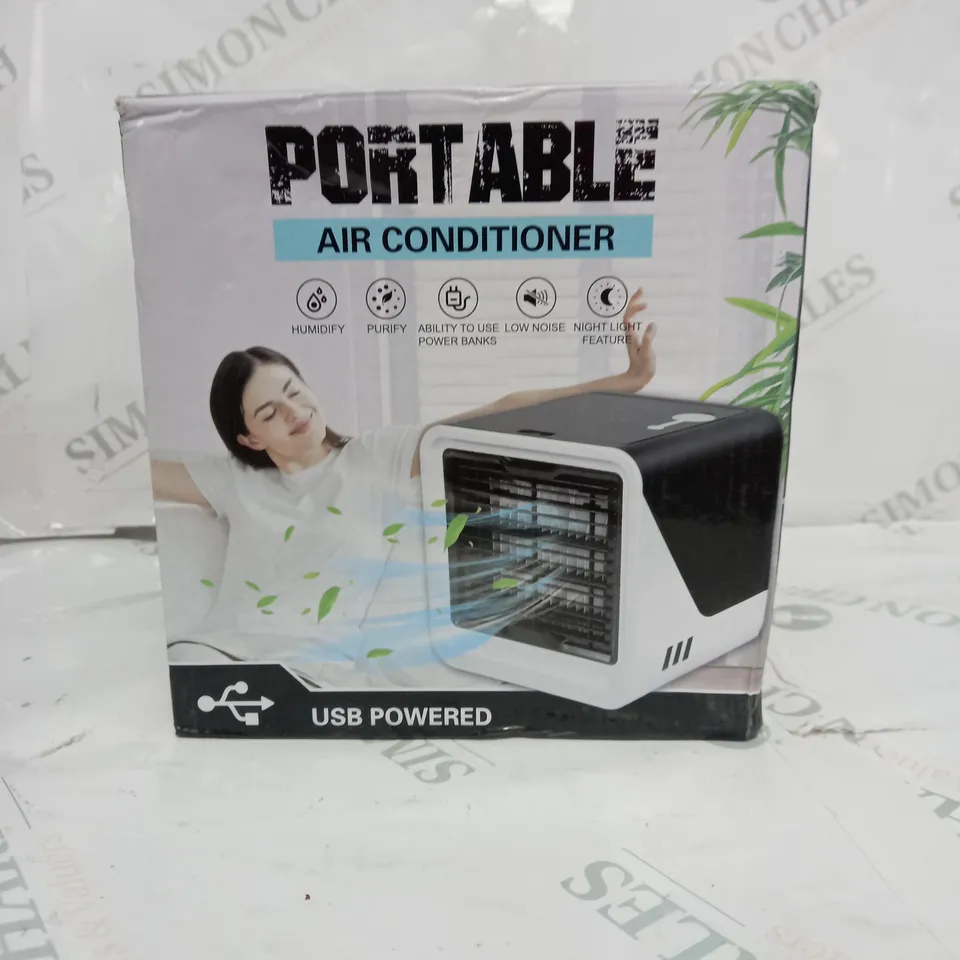 BOXED PORTABLE AIR CONDITIONER USB POWERED