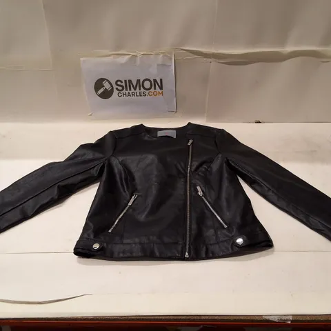 DOROTHY PERKINS WOMEN'S LEATHER JACKET – UK 10