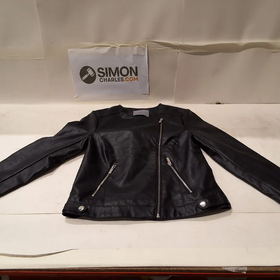 DOROTHY PERKINS WOMEN'S LEATHER JACKET – UK 10
