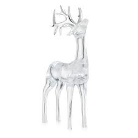 JM PERSPEX STAG SILVER SMALL