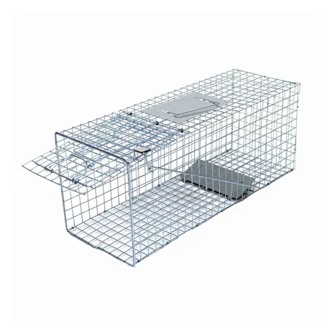 MEDIUM HUMANE ANIMAL RODENT RAT PEST TRAP CAGE - 61.5 X 19 X 21CM