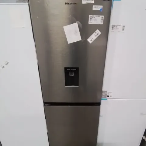 HISENSE RB327N4WCE 55CM FREESTANDING 50/50 FRIDGE FREEZER - 251 LITRE CAPACITY - TOTAL NO FROST - NON-PLUMBED WATER DISPENSER - SILVER