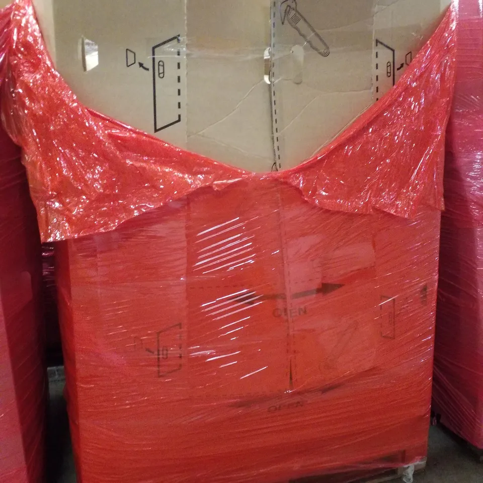PALLET CONTAINING ASSORTED PRODUCTS INCLUDING TODDLER TOWER, SCOOTER, PORTABLE WARDROBE & SHOWER SYSTEM