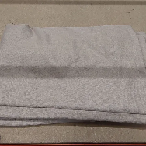 BAGGED EXTRA LONG & EXTRA WIDE FAUX LINEN CURTAINS // BEIGE, SIZE UNSPECIFIED (1 ITEM)