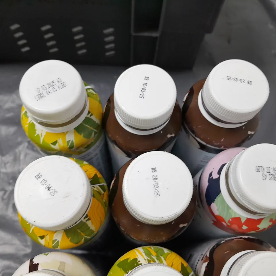 LOT OF 18 ASSORTED 500ML BOTTLES OF HUEL - VARIOUS FLAVOURS
