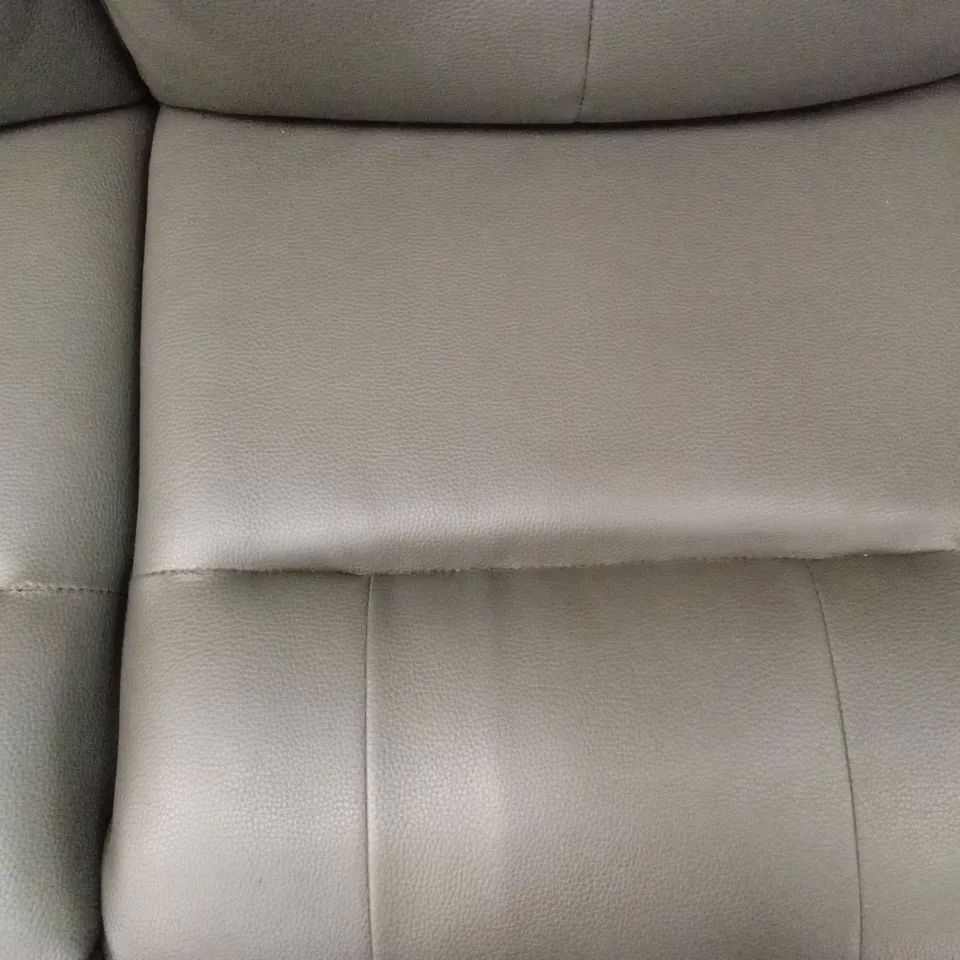ROTHBURY LUXURY FAUX LEATHER HIGH BACK  3 SEATER MANUAL RECLINER SOFA - CHARCOAL RRP £729