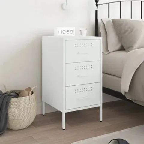 BOXED BEDSIDE CABINET 36×39×68CM STEEL
