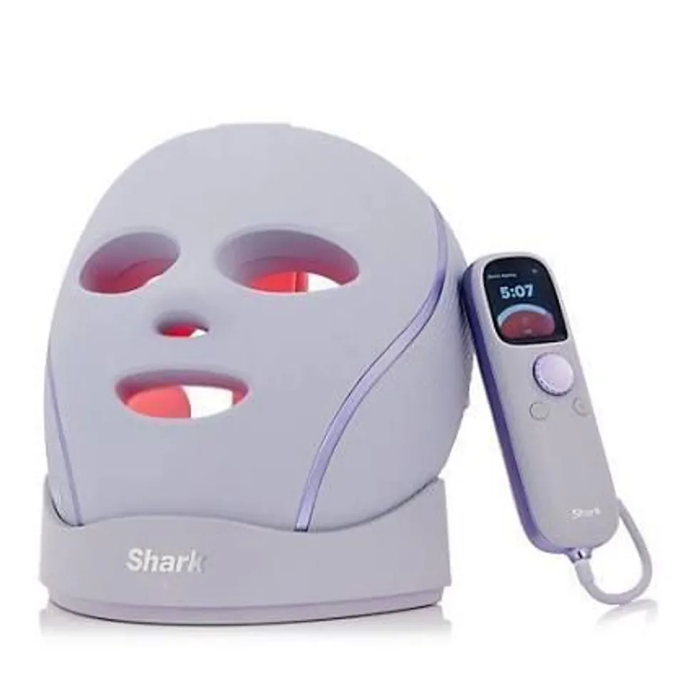 SHARK CRYOGLOW LED MASK WITH CHARGING STAND