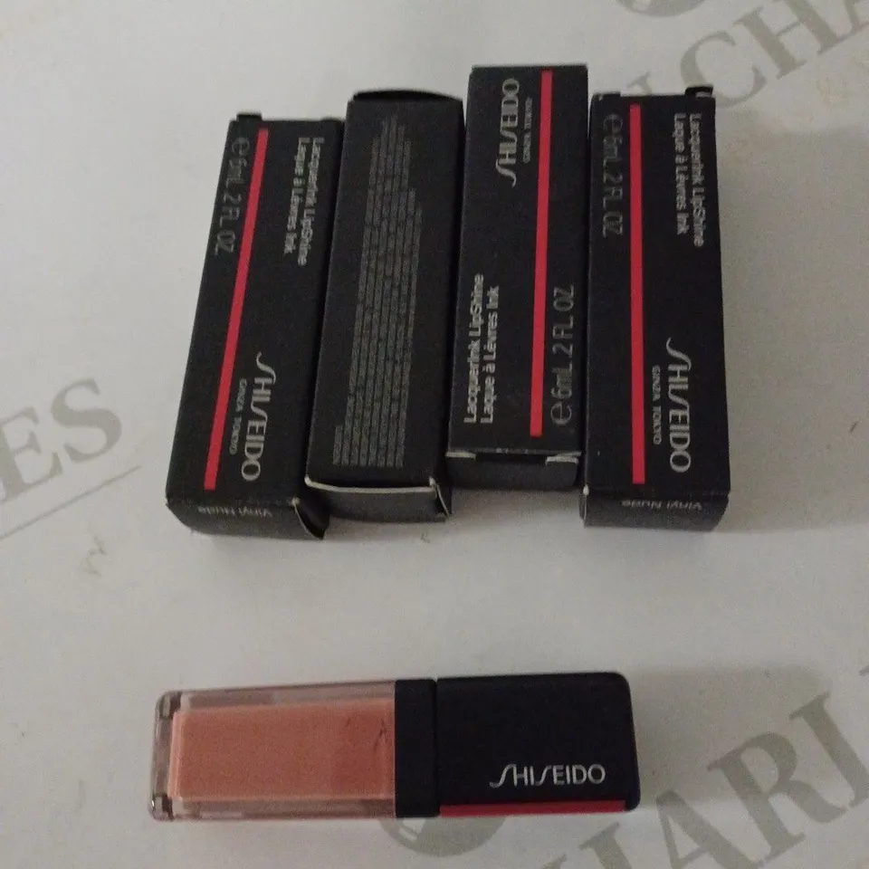 LOT OF 5 SHISEIDO LADIES LACQUERINK LIPSHINE [311 VINYL NUDE]