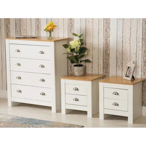 BOXED SUSANA 3 PIECE BEDROOM SET (2 BOXES)