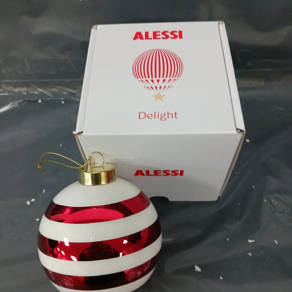 BOXED ALESSI DELIGHT BAUBLE 