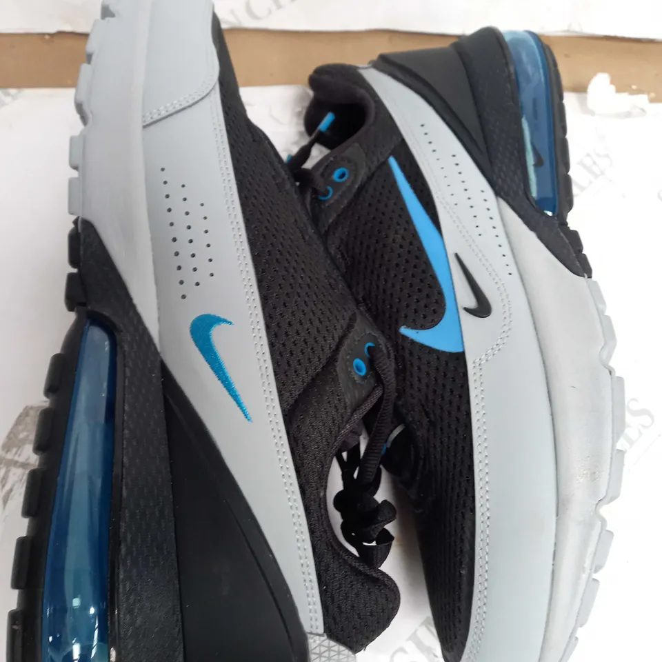 NIKE AIR MAX PULSE MEN'S TRAINERS, BLACK/BLUE - SIZE 10