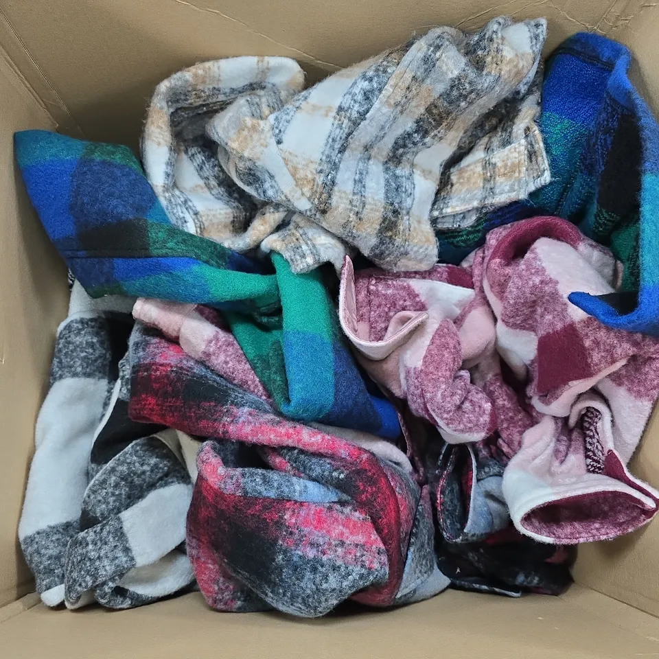 APPROXIMATELY 8 BADGLEY MISCHKA SHERPA JACKETS IN VARIOUS COLOURS AND SIZES 