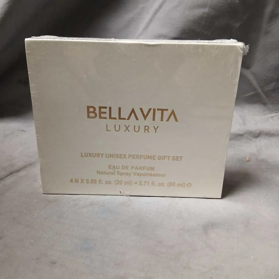 BOXED BELLAVITA LUXURY UNISEX PERFUME GIFT SEY 4 X 20ML