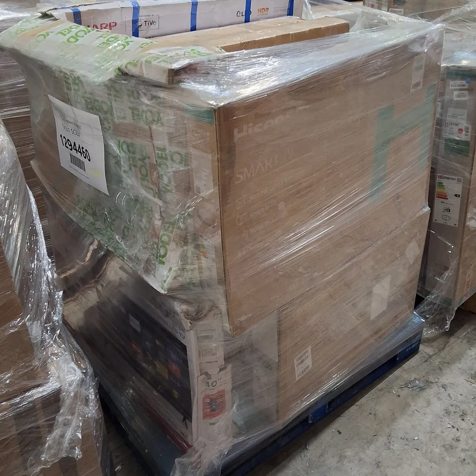 PALLET CONTAINING APPROXIMATELY 18 DAMAGED TVS