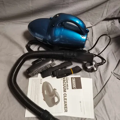 DRAPER HAND-HELD VACUUM CLEANER – BLUE, 600W