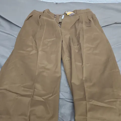 SOCIALITE TAN TROUSERS – SIZE 36