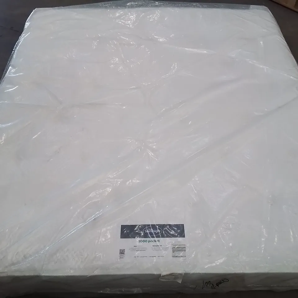 BAGGED DESIGNER SUPER KING SIZE 180CM SILENTNIGHT MIA 1000 POCKET ORTHO FIRM MATTRESS RRP £779