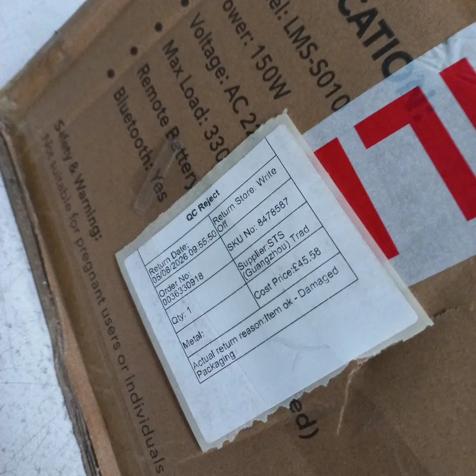 FULL BODY VIBRATION PLATE (MODEL LMS-S010) – BOXED