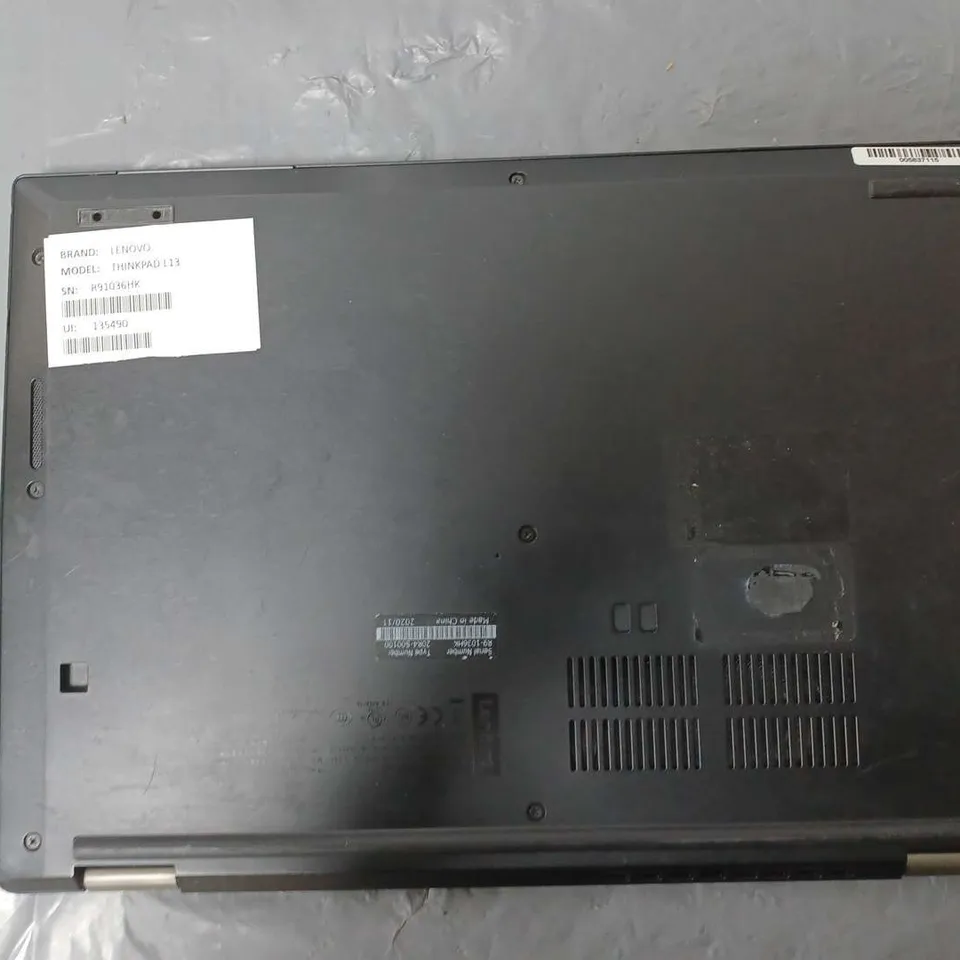 LENOVO	THINKPAD L13 13 INCH I3-10110U 2.10GHZ