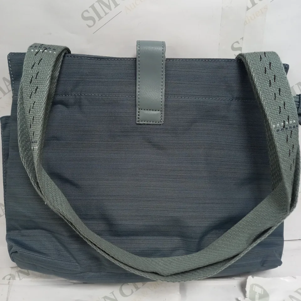 KIPLING BRUSHED BLUE HAND BAG