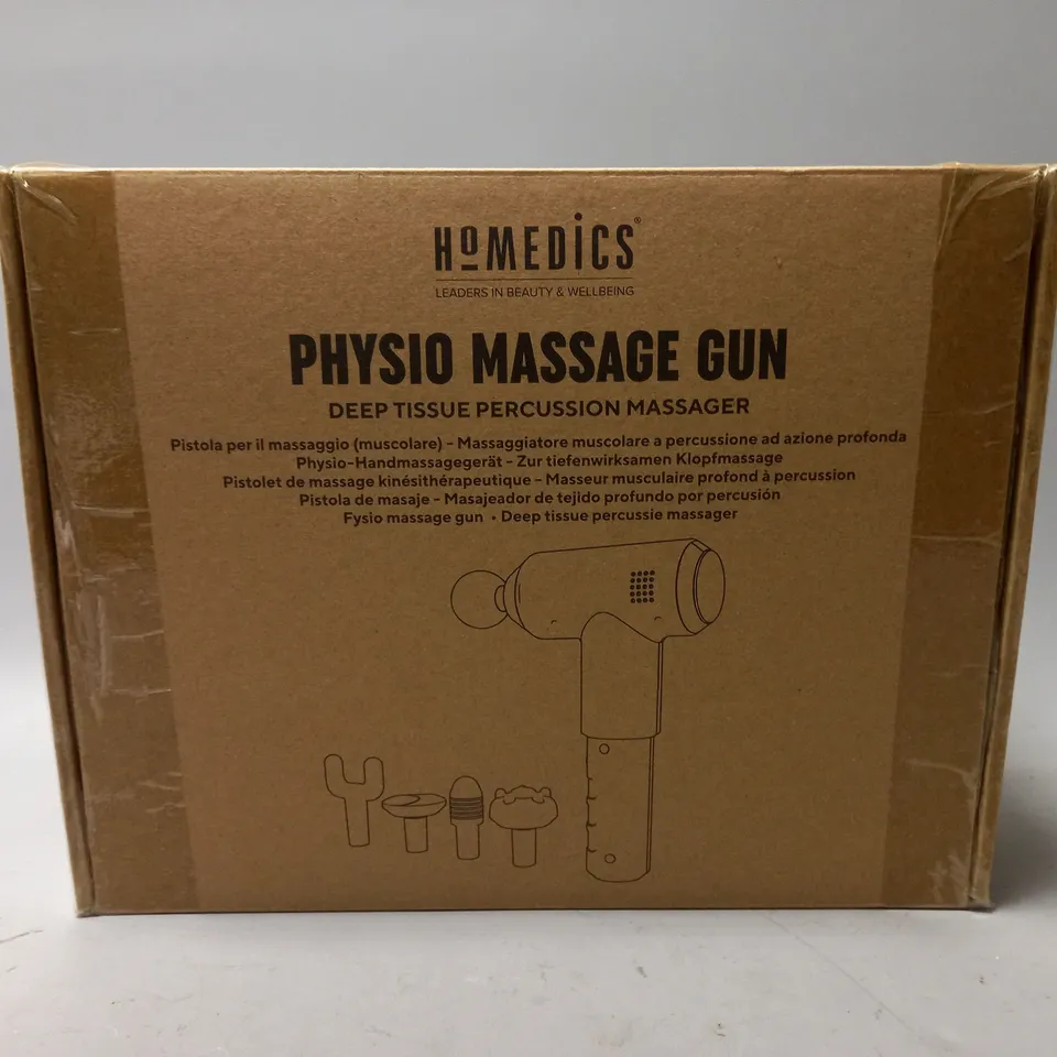 BOXED HOMEDICS PHYSIO MASSAGE GUN 