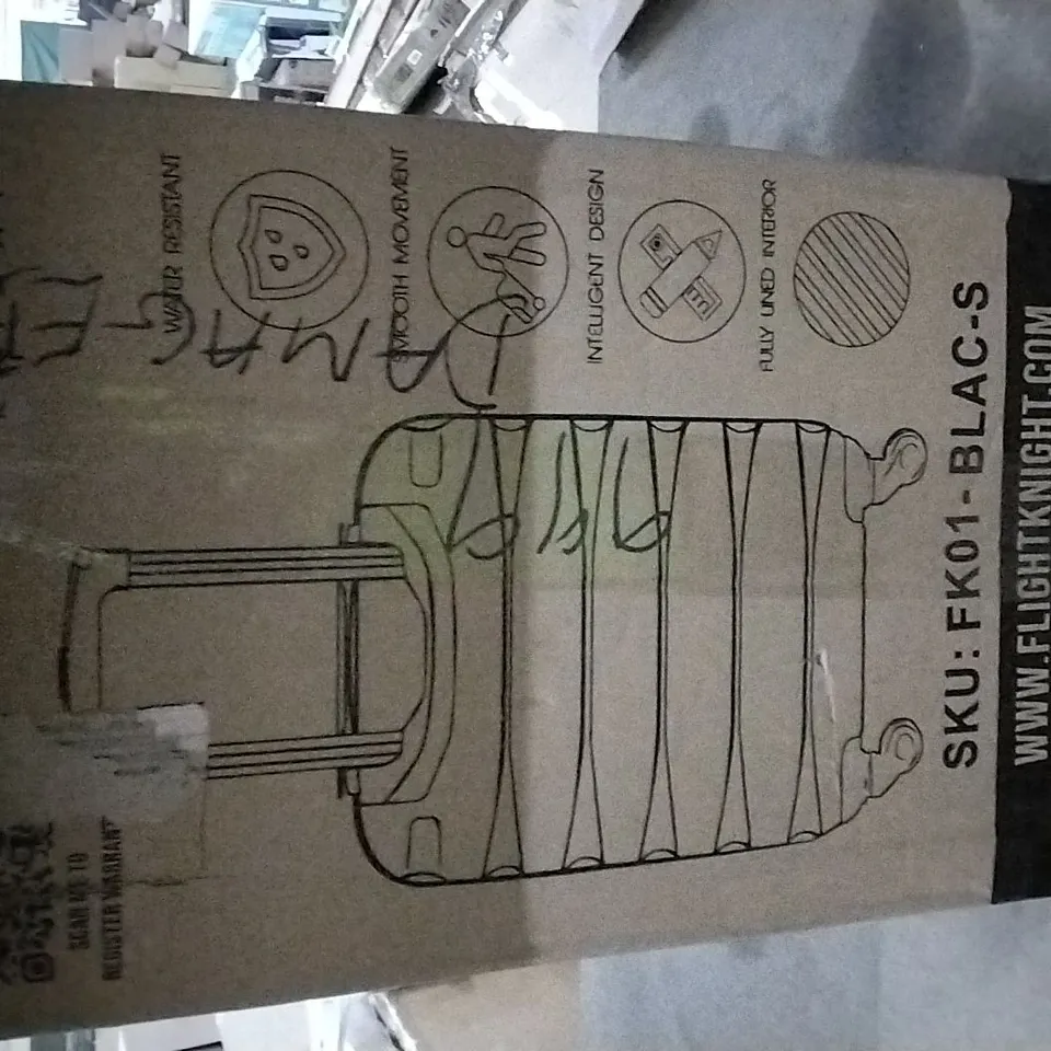 BOXED FLIGHT KNIGHT BLACK SUITCASE