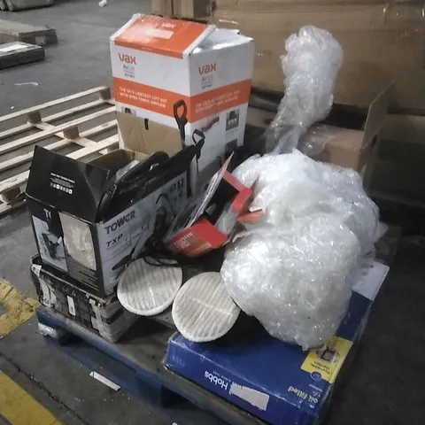 PALLET OF ASSORTED ELECTRICAL ITEMS TO CONTAIN GEORGE FOREMAN GRILL, VACUUM CLEANER, STEAM MOP ETC...