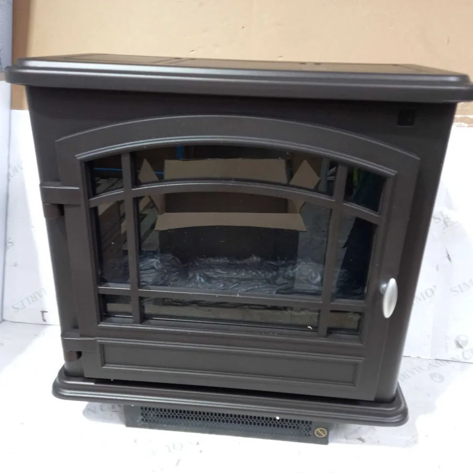 WARMLITE WINGHAM 2000W GREY ELECTRIC STOVE HEATER