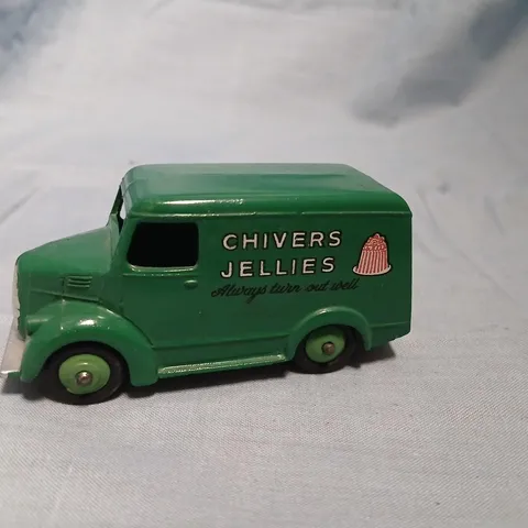 DINKY TOYS CHIVERS JELLIES VAN – GREEN DIE-CAST PROMOTIONAL TOY