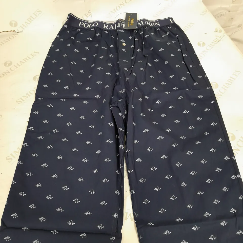 POLO RALPH LAUREN NAVY TROUSERS - MEDIUM