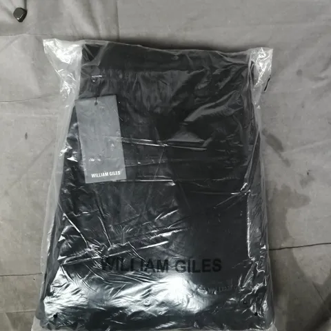 BAGGED WILLIAM GILES SWEATPANTS IN BLACK SIZE LARGE
