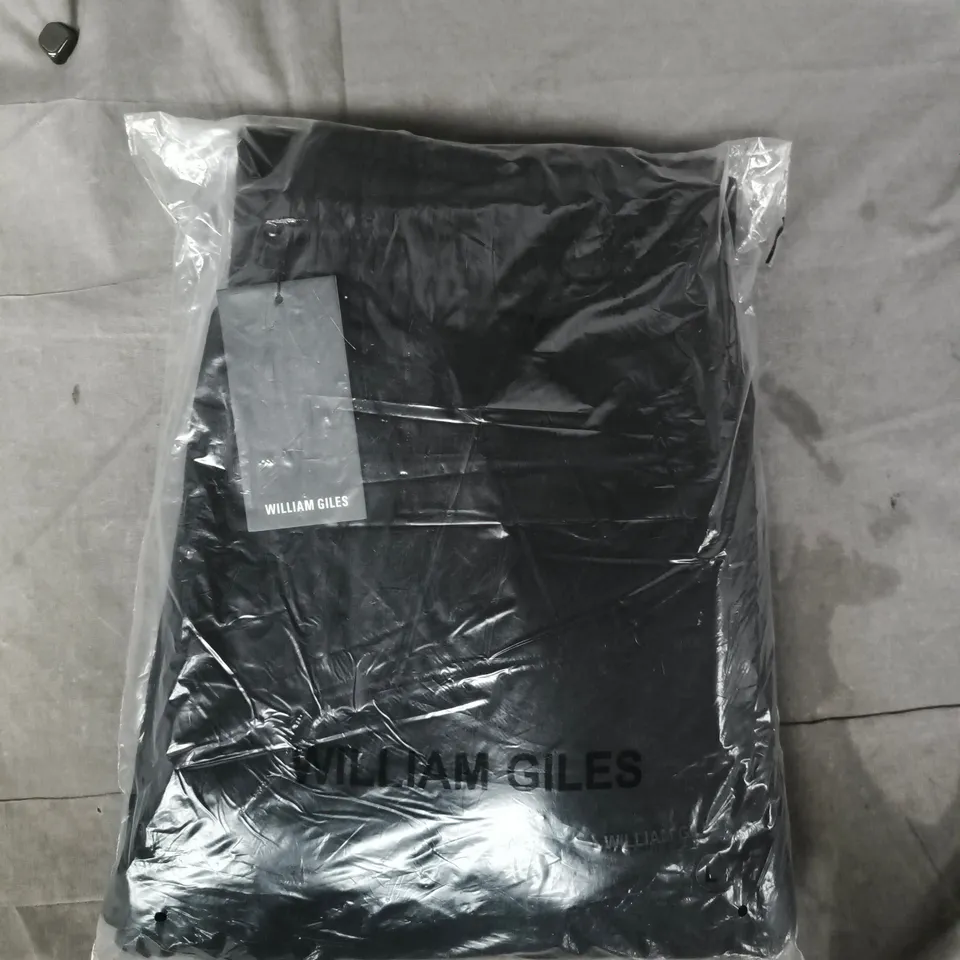 BAGGED WILLIAM GILES SWEATPANTS IN BLACK SIZE LARGE