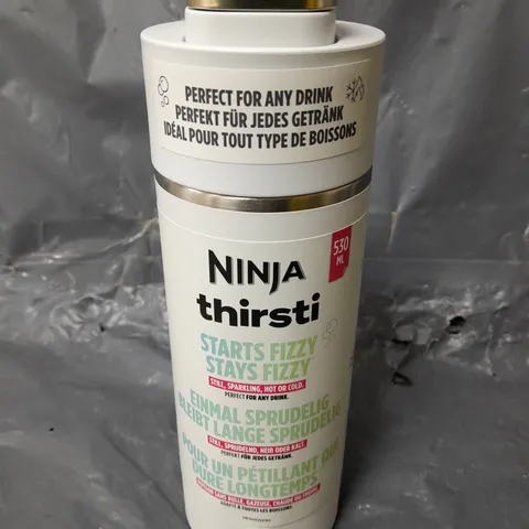 NINJA THIRSTI 530ml BOTTLE IN WHITE