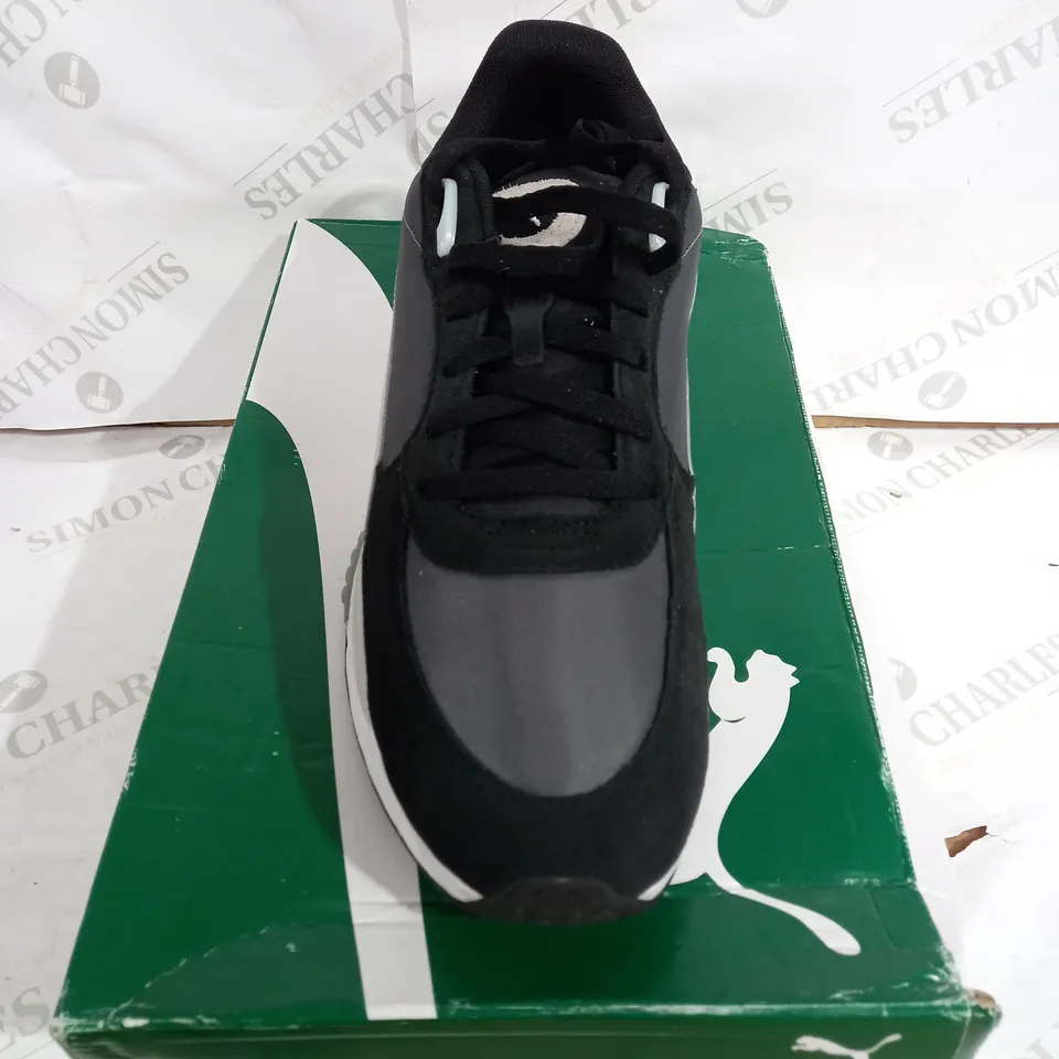PUMA WILD RIDER TRAINERS IN BLACK AND GREY- SIZE 11 UK