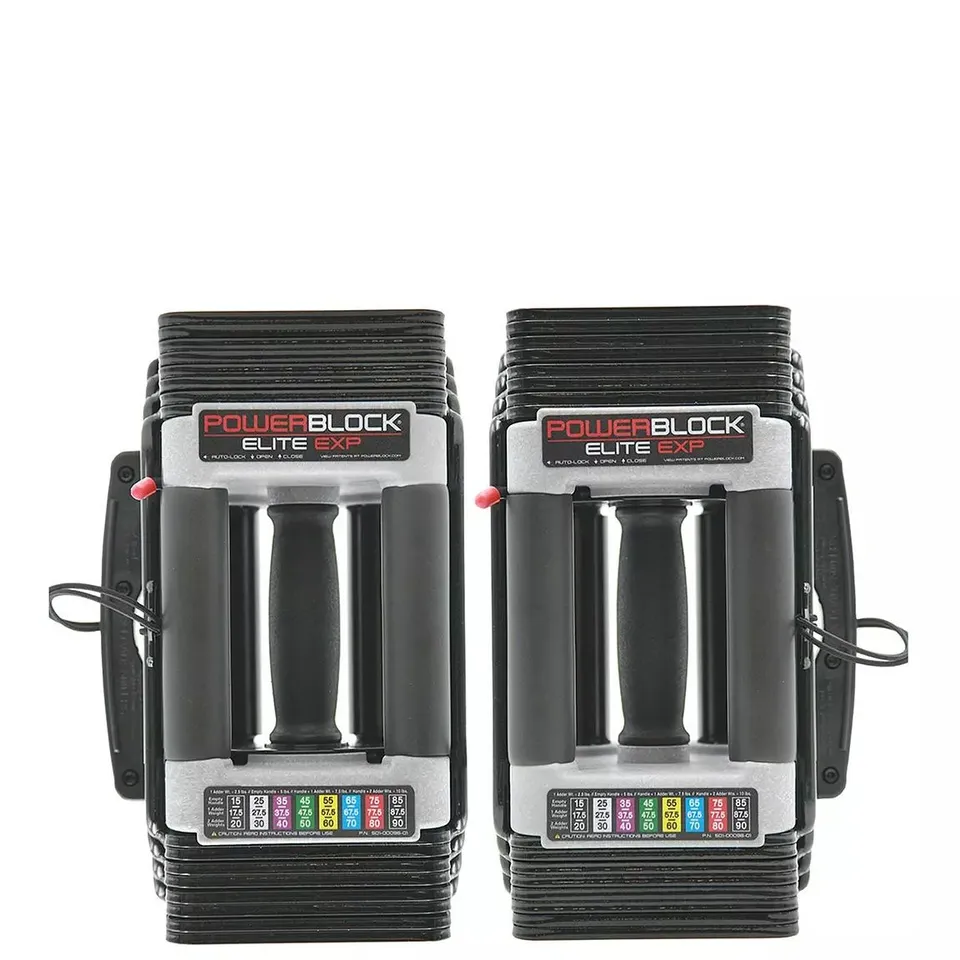 BOXED POWERBLOCK ELITE EXP ADJUSTABLE DUMBBELLS STAGE 1 RRP £399