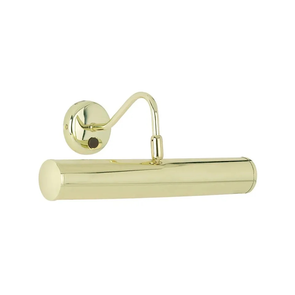 BOXED ENDON BRASS/PLATE SWITCHED PICTURE LIGHT