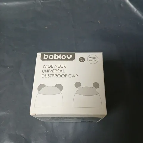 BOX OF APPROXIMATELY 48 X BABLOV WIDE NECK UNIVERSAL DUSTPROOF CAP