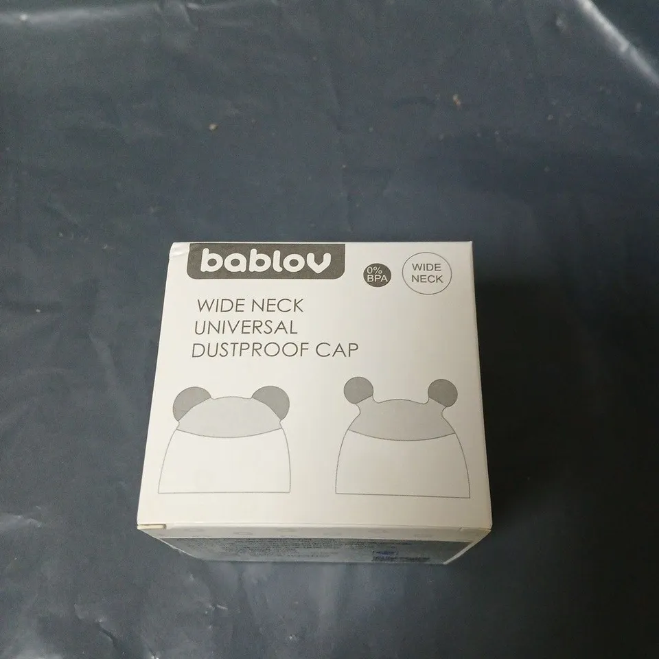 BOX OF APPROXIMATELY 48 X BABLOV WIDE NECK UNIVERSAL DUSTPROOF CAP