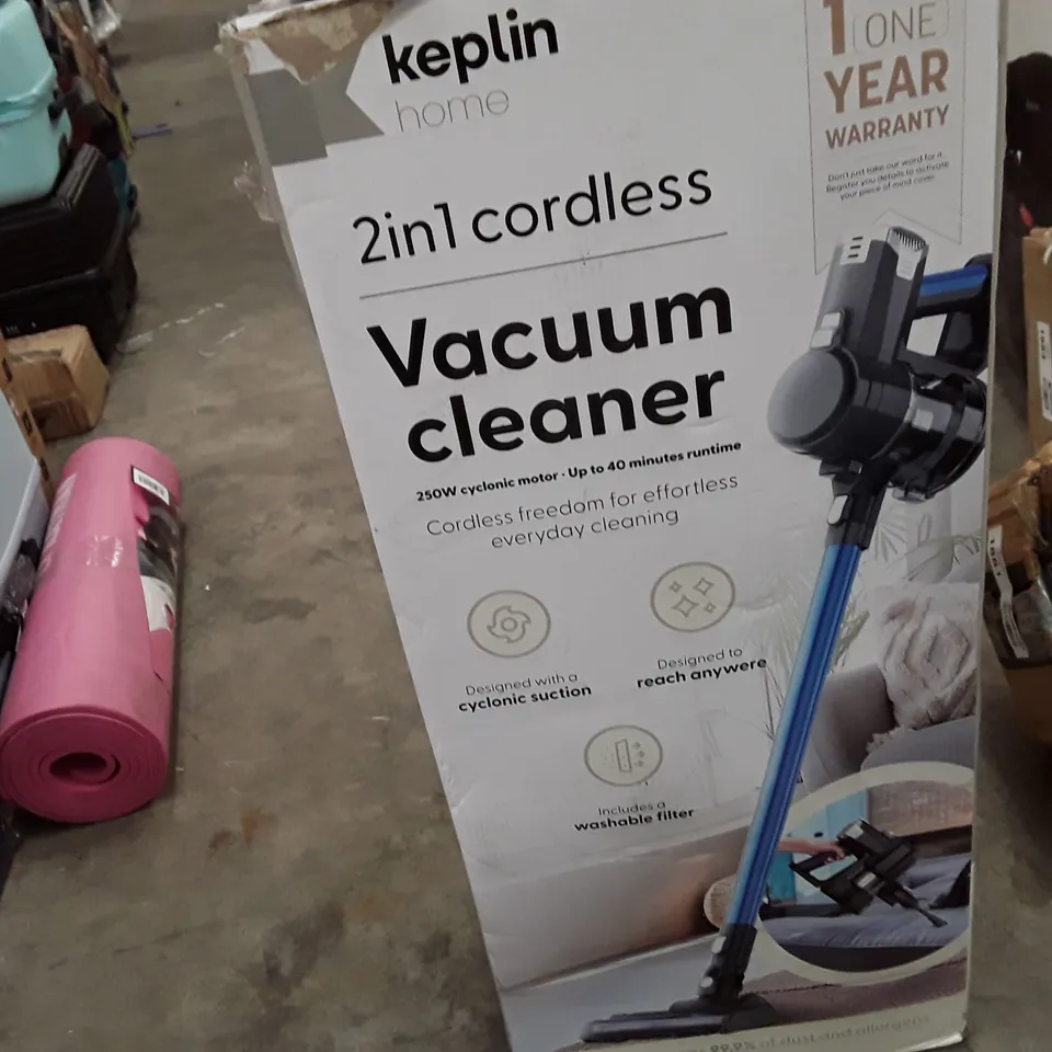 BOXED KEPLIN 2IN1 CORDLESS VACUUM CLEANER