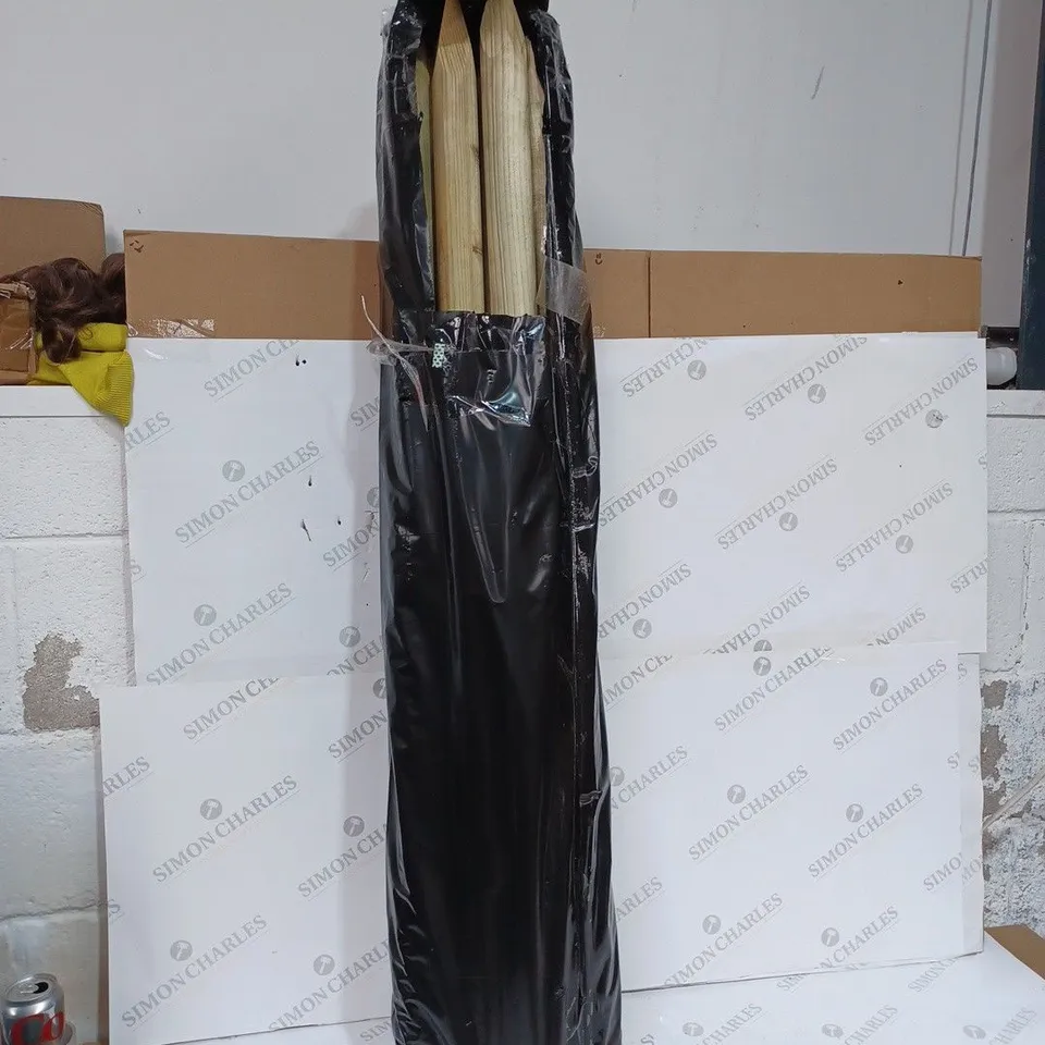 BAG OF APPROX 10 1.2M ROUND WOODEN FENCE POST STAKES [COLLECTION ONLY]